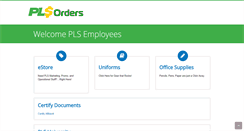 Desktop Screenshot of plsorders.com